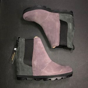 SOREL JOAN OF ARCTIC WEDGE II CHELSEA PURPLE SAGE